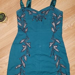 Free People fitted beautiful halter dress!